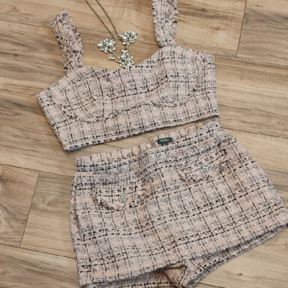 Chic Tweed Skort